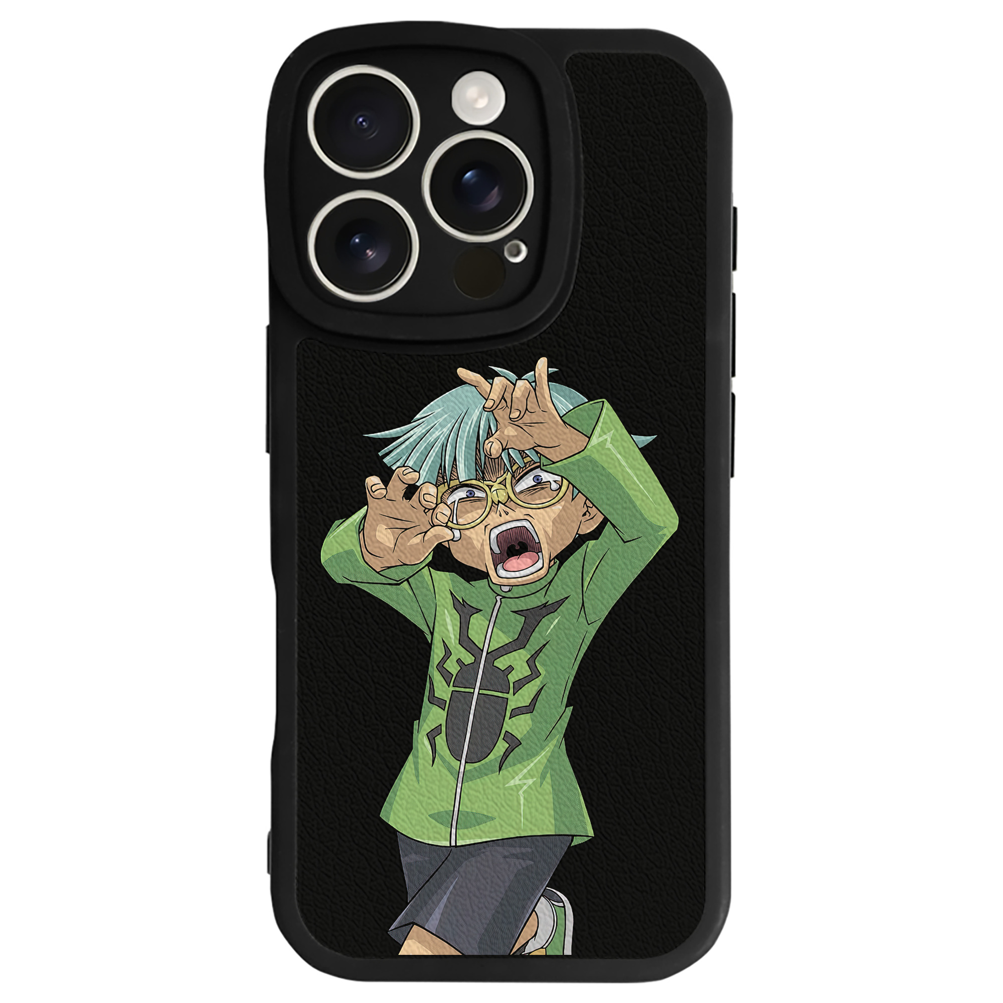 遊☆戯☆王 Yu-Gi-Oh! 【iPhone 16シリーズ対応】シリコンスマホケース（レザー調） 材質：シリコン